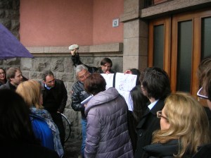L'arch. Azzolini illustra la pianificazione di Viale Venezia (1929)
